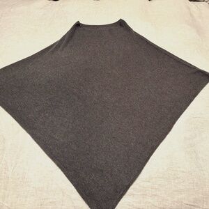 Taupe cashmere cape